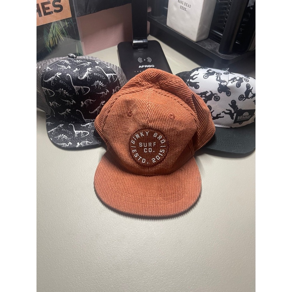 Binky bro & Brimmz kids hat size XS & toddler set of 3